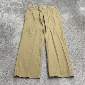 Columbia Iron Mountain Pants Mens 36x32 Brown Straight Leg 100% Cotton Outdoor